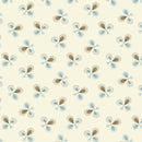 Seabreeze A-189-LB Cream Cloverleaf by Edyta Sitar for Andover Fabrics