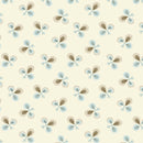 Seabreeze A-189-LB Cream Cloverleaf by Edyta Sitar for Andover Fabrics
