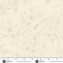 Sewing Bird A-1602-L Sand Sewing Bird by Edyta Sitar of Laundry Basket Quilts for Andover.