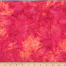 Shirley Temple Batik 1384-114 Geranium by Hoffman Fabrics.