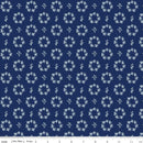 Simply Country C13414-NAVY Wreaths by Tasha Noel for Riley Blake Designs