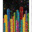 Skylights PWSP088.MULTI Night Life by Sue Penn for FreeSpirit Fabrics