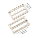 Slider Widemouth Flat 1½ inch Nickel Set of Two ByAnnie HAR1.5-SL-N-TWO