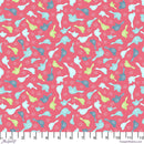Snowy Weather Flannel FNSP015.PINK LG Snowbirds by Penn 2 Paper for FreeSpirit