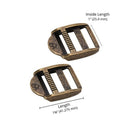 Strap Adjuster 1in Antique Brass Set of Two ByAnnie HAR1-STA-AB-TWO