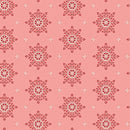 Strawberries and Cream A-356-E Plumeria Crystal by Edyta Sitar for Andover Fabrics