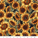 Sunkissed 33916-425 Black Main by Nancy Mink for Wilmington Prints.