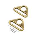 Triangle Ring Flat 1in Antique Brass Set of Two ByAnnie HAR1-TR-AB-TWO