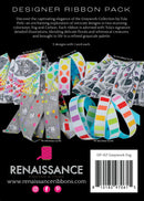 Tula Pink Graywork Fog Designer Ribbon Pack DP-157 Graywork Fog by Renaissance Ribbons