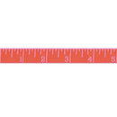 Tula Pink Measure Twice Sweet Tomato 16mm (5/8") Wide Ribbon-straight