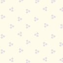 Twilight Garden Flannel F3196-44 Cream Daisy Dots by Mary Jane Carey for Henry Glass