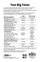 Two Big Totes back cover