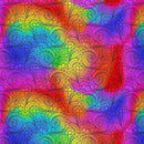Wildcat FLEUR-CD3038 BRIGHT Ombre Geo Swirl by Chong-A Hwang for Timeless Treasures.