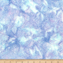 Wisteria Blooms Batik X2622-564 Tupelo by Hoffman Fabrics.