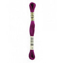 DMC Floss,Size 25, 8.7 yards per skein - 35 Very Dark Fuchsia