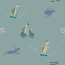 Tortoise and the Hare Jersey J32 95% Cotton/5% Elastane 57"-59" wide