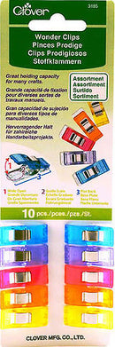 Wonder Clips - Assorted Colors - 10 Count