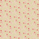 Little Sweetheart A8826-L1 Shortbread Summer Field - Fat Quarter