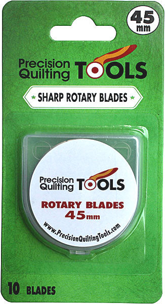 Precision Quilting Tools | 10 Pack of 45mm Rotary Cutter Blades for Quilting