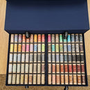 Aurifil floss full selection/collection showing all threads in bottom drawer.