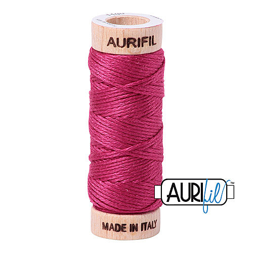 Aurifil Mako Cotton 6-Strand Floss 16 m (18 yd.) spool  - 1100 Red Plum
