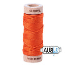 Aurifil Mako Cotton 6-Strand Floss 16 m (18 yd.) spool - 1104 Neon Orange