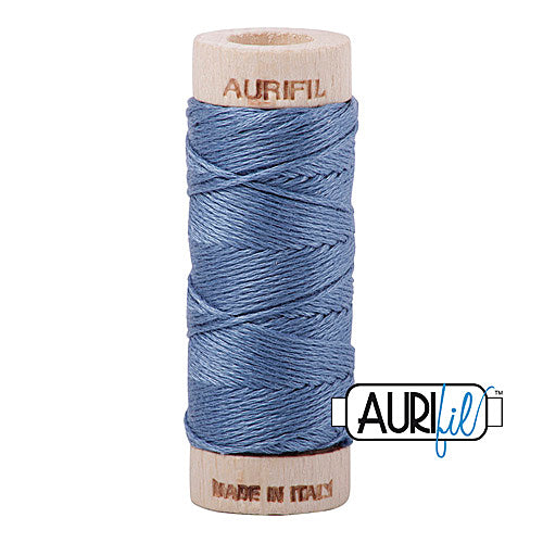 Aurifil Mako Cotton 6-Strand Floss 16 m (18 yd.) spool - 1126 Blue Grey