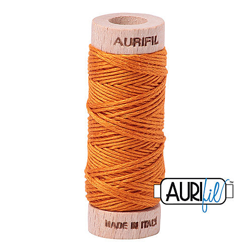 Aurifil Mako Cotton 6-Strand Floss 16 m (18 yd.) spool - 1133 Bright Orange