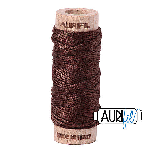 Aurifil Mako Cotton 6-Strand Floss 16 m (18 yd.) spool - 1285 Medium Bark