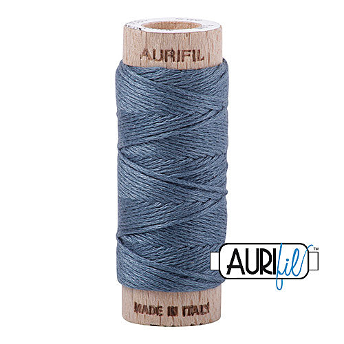 Aurifil Mako Cotton 6-Strand Floss 16 m (18 yd.) spool - 1310 Medium Blue Grey