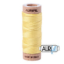 Aurifil Mako Cotton 6-Strand Floss 16 m (18 yd.) spool - 2115 Lemon