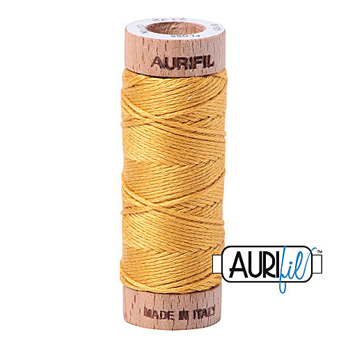 Aurifil Mako Cotton 6-Strand Floss 16 m (18 yd.) spool - 2132 Tarnished Gold
