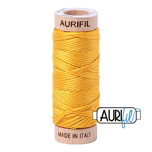 Aurifil Mako Cotton 6-Strand Floss 16 m (18 yd.) spool - 2135 Yellow