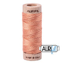 Aurifil Mako Cotton 6-Strand Floss 16 m (18 yd.) spool - 2215 Peach