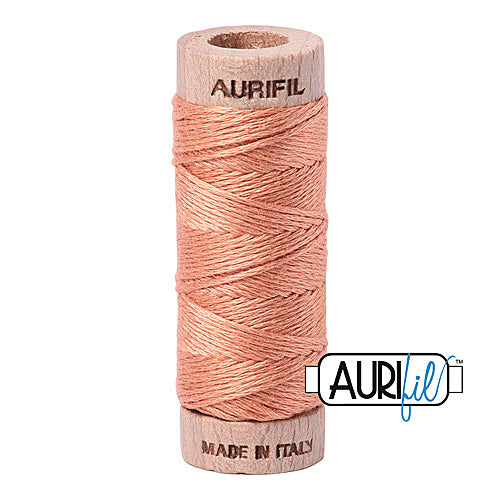 Aurifil Mako Cotton 6-Strand Floss 16 m (18 yd.) spool - 2215 Peach