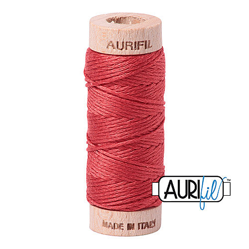 Aurifil Mako Cotton 6-Strand Floss 16 m (18 yd.) spool - 2255 Dark Red Orange
