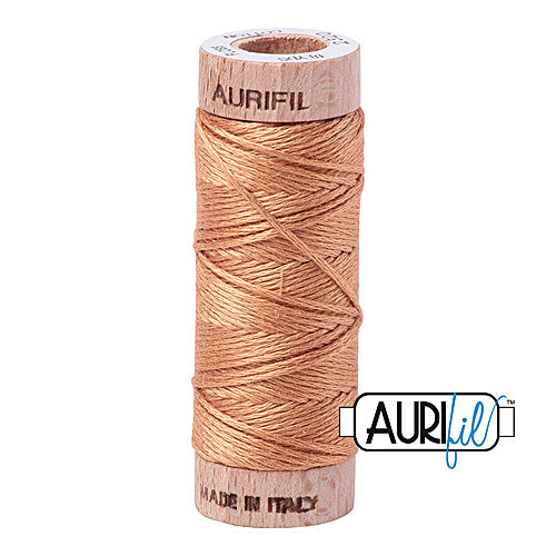 Aurifil Mako Cotton 6-Strand Floss 16 m (18 yd.) spool - 2320 Light Toast