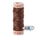 Aurifil Mako Cotton 6-Strand Floss 16 m (18 yd.) spool - 2372 Dark Antique Gold