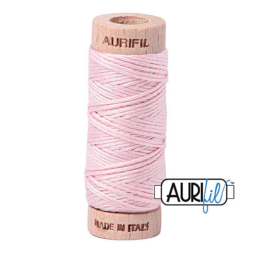 Aurifil Mako Cotton 6-Strand Floss 16 m (18 yd.) spool - 2410 Pale Pink