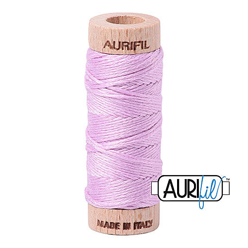 Aurifil Mako Cotton 6-Strand Floss 16 m (18 yd.) spool - 2515 Light Orchid