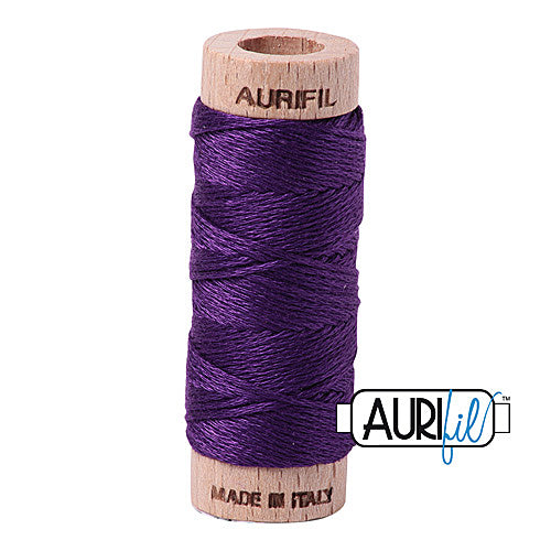 Aurifil Mako Cotton 6-Strand Floss 16 m (18 yd.) spool - 2545 Medium Purple
