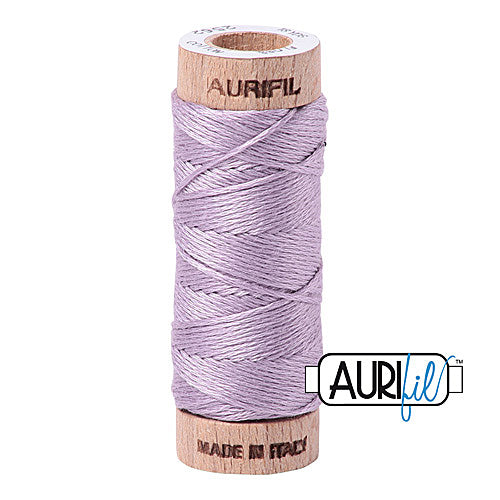 Aurifil Mako Cotton 6-Strand Floss 16 m (18 yd.) spool - 2562 Lilac