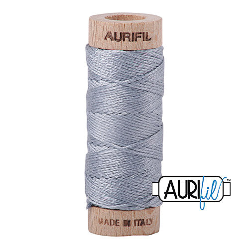 Aurifil Mako Cotton 6-Strand Floss 16 m (18 yd.) spool - 2610 Light Blue Grey