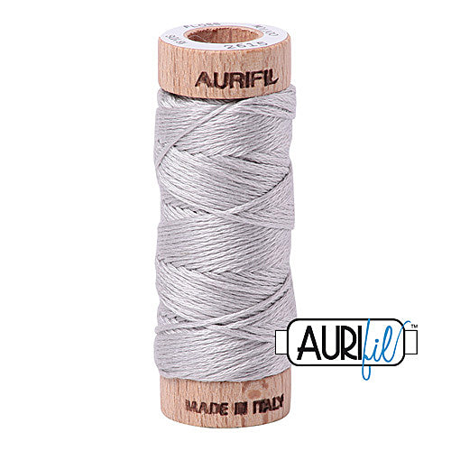 Aurifil Mako Cotton 6-Strand Floss 16 m (18 yd.) spool - 2615 Aluminium
