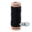 Aurifil Mako Cotton 6-Strand Floss 16 m (18 yd.) spool - 2692 Black