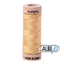 Aurifil Mako Cotton 6-Strand Floss 16 m (18 yd.) spool - 5001 Ocher Yellow