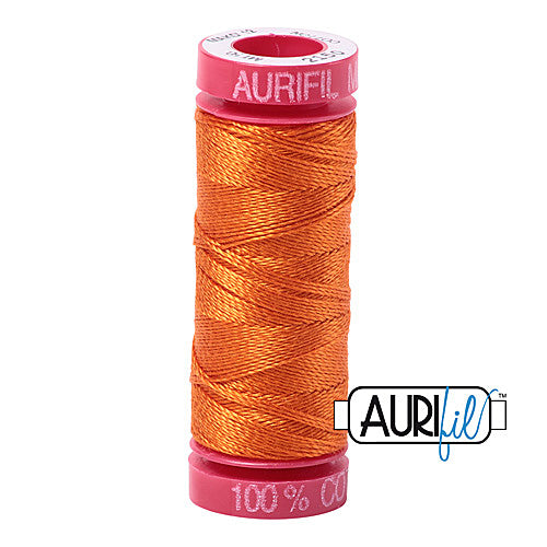 Aurifil Mako 12wt Cotton 50 m (54 yd.) spool - 2150 Pumpkin