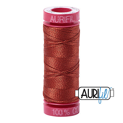 Aurifil Mako 12wt Cotton 50 m (54 yd.) spool - 2350 Copper