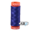 Aurifil Mako 50wt Cotton 200 m (220 yd.) spool - 1200 Blue Violet