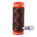 Aurifil Mako 50wt Cotton 200 m (220 yd.) spool - 1285 Medium Bark